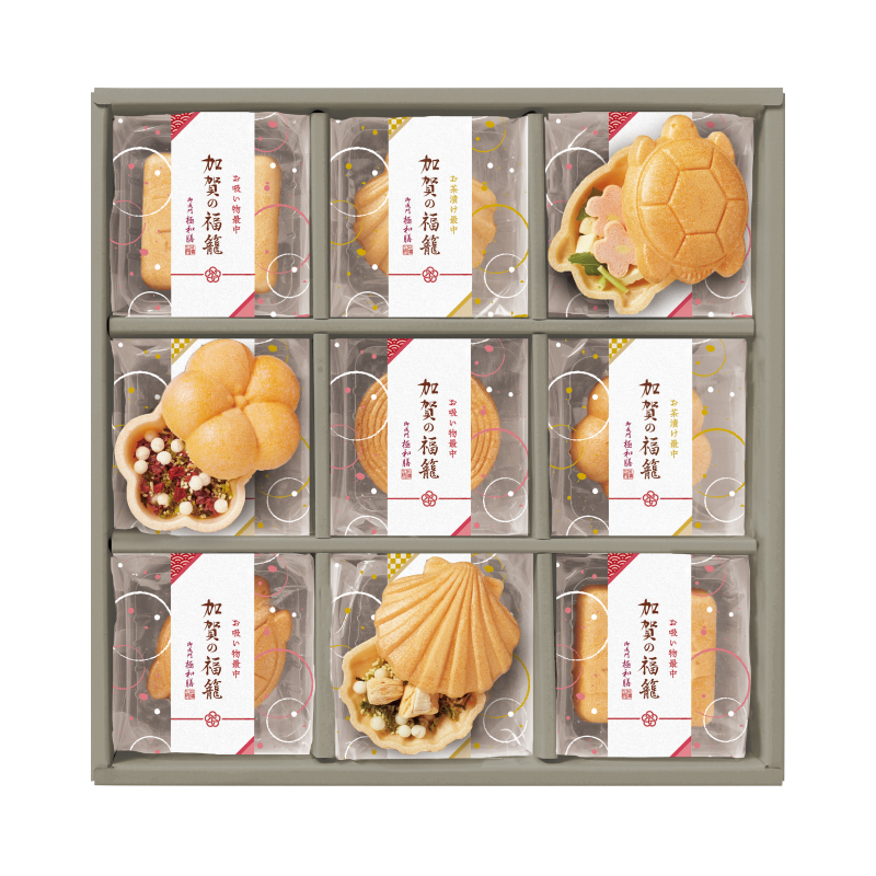 極和膳 / 加賀の福籠　お吸い物・お茶漬け最中詰合せ ９個入