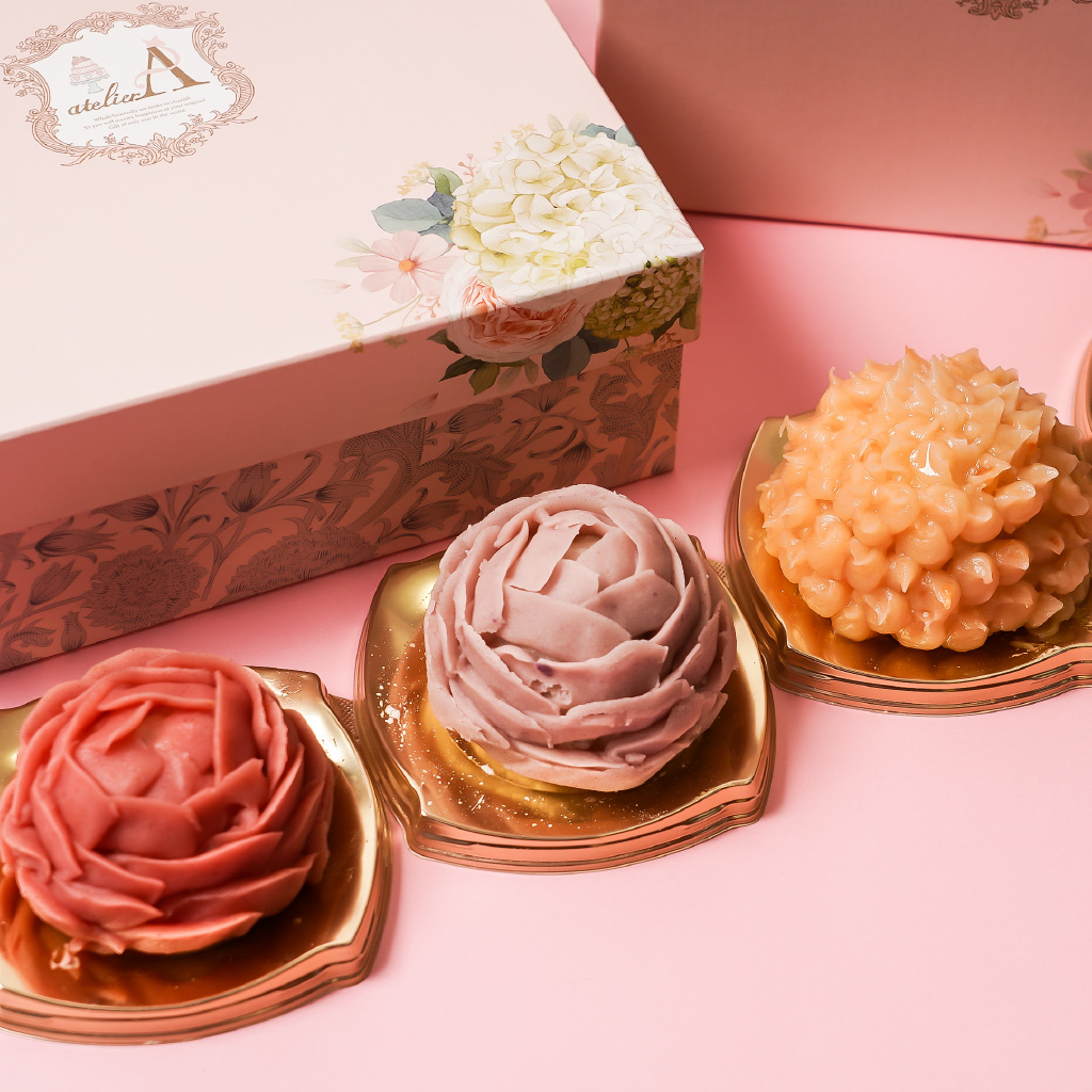 atelierA / 鹿児島県産使用 花フルーツ大福 4個